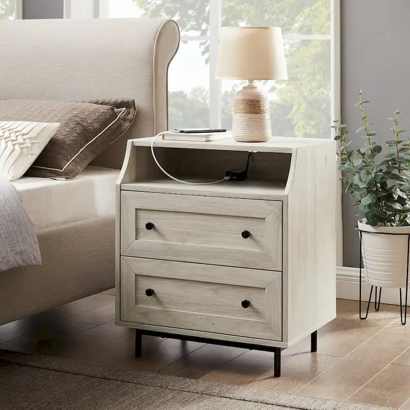 Middlebrook Modern 2-Drawer USB Nightstand
