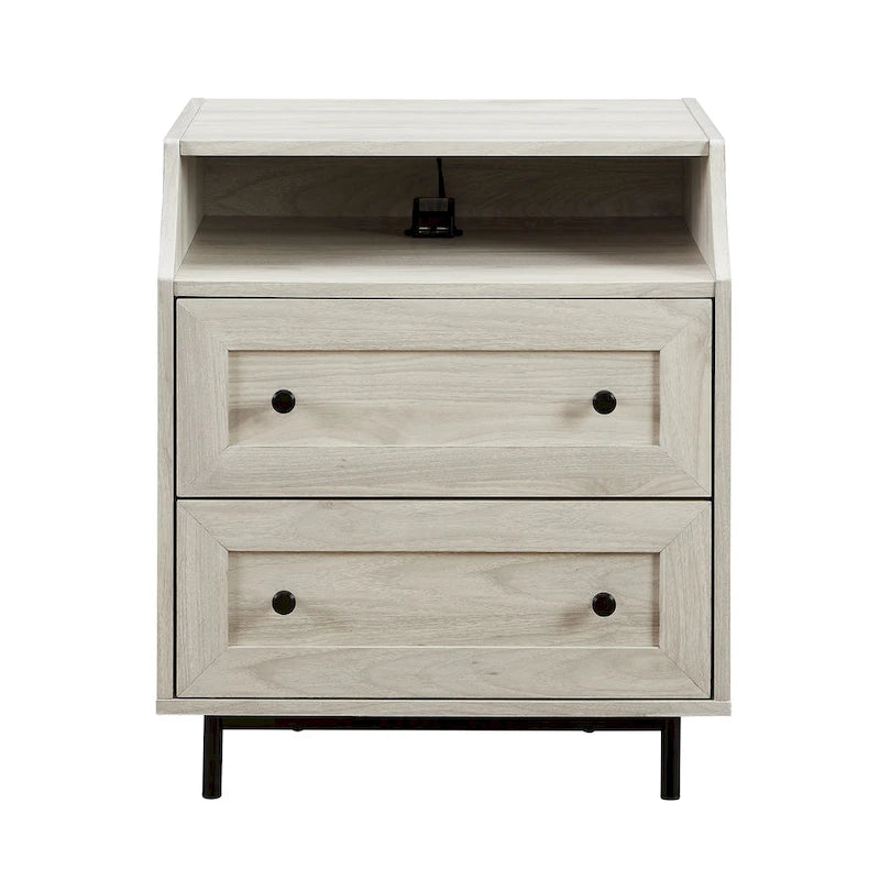 Middlebrook Modern 2-Drawer USB Nightstand
