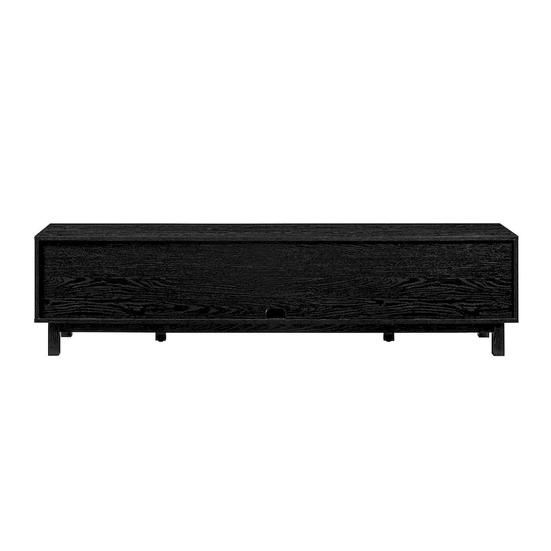 Middlebrook Designs Scandi Faux Rattan-Door TV Stand