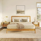 Middlebrook Designs Boho Solid Wood King Spindle Bed