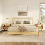 Middlebrook Designs Boho Solid Wood King Spindle Bed