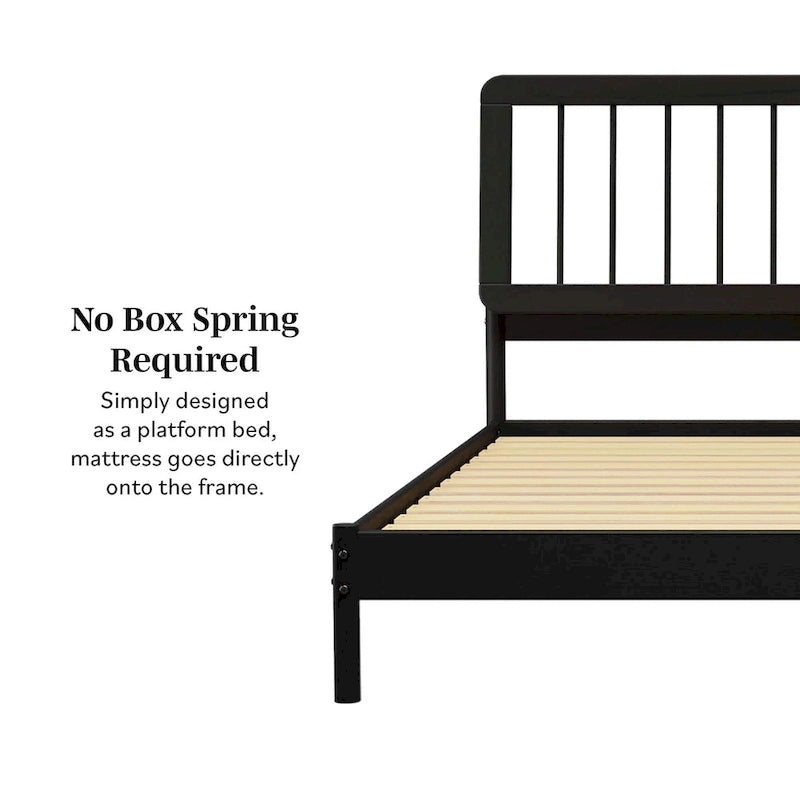 Middlebrook Designs Boho Solid Wood King Spindle Bed