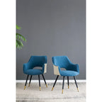 Blue Modern 23.2 Accent Chair (Set of 2)