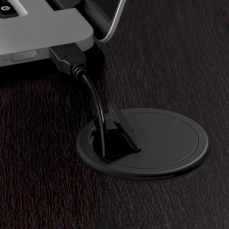 Cabot 60W L-Desk with Hutch and 5 Shelf Bookcase by Bush Furniture