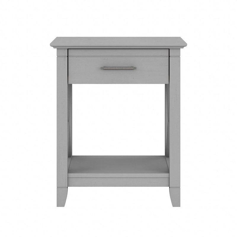 Key West Coastal Box Drawer Nightstand by Bush Furniture