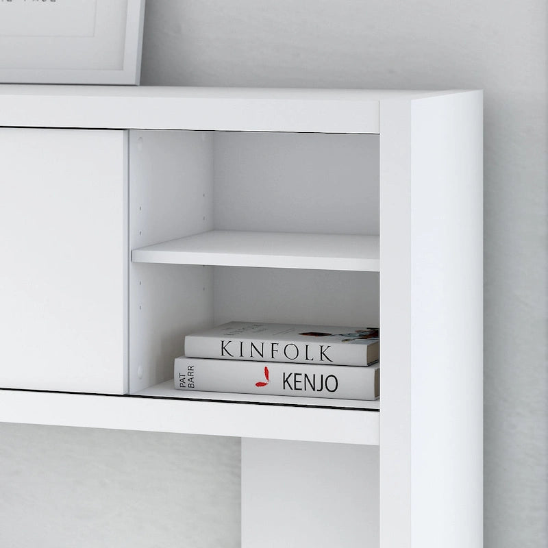 Echo 60W Credenza Desk with Hutch by Bush Business Furniture