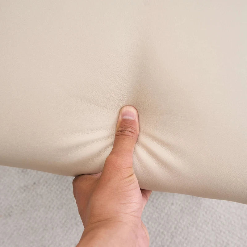 FERPIT Faux Leather Tufted Upholstered Dining Chairs Set of 2 - 17.5W x 23D x 36.5H