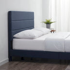 Nestl Horizontal Channel Upholstered Platform Bed