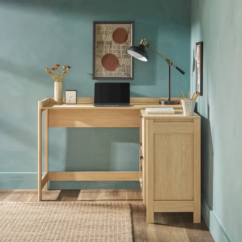 Middlebrook Designs Modern Reversible Desk with Storage