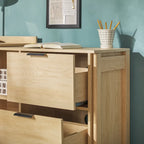 Middlebrook Designs Modern Reversible Desk with Storage