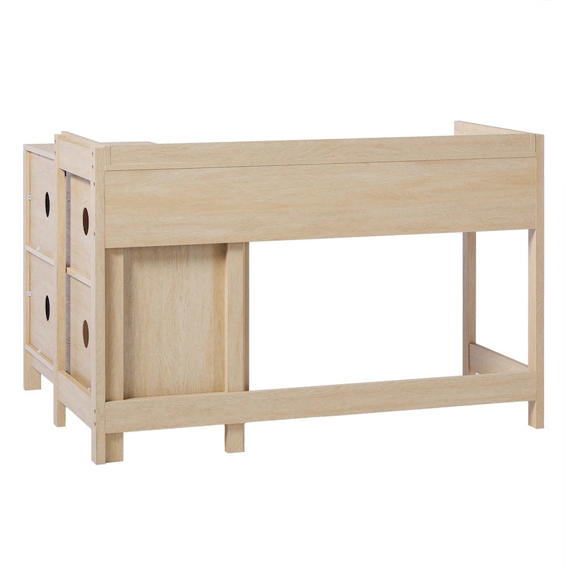 Middlebrook Designs Modern Reversible Desk with Storage