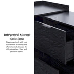 Middlebrook Designs Modern Reversible Desk with Storage