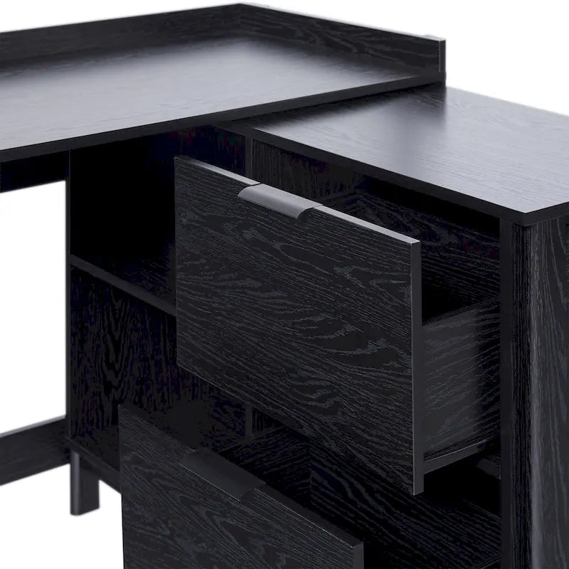 Middlebrook Designs Modern Reversible Desk with Storage