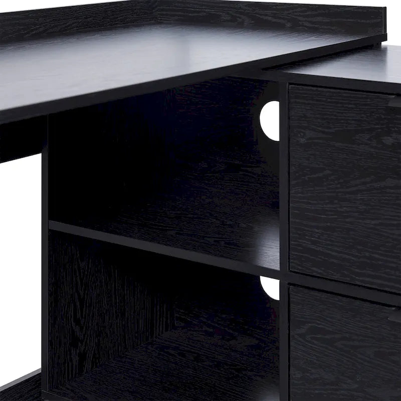 Middlebrook Designs Modern Reversible Desk with Storage
