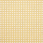 Wooden Bed with Rattan Headboard and Footboard, King Size Bed Low Profile Platform Bed with Central Enhanced Bed Platform