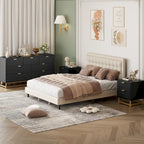 7 Drawer Dresser for Bedroom, 53.5 Large Dresser with Metal Legs