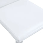 Modern Dining Chairs with Metal Legs Accent Chair Kitchen Chair Armless Chair for Dining Room