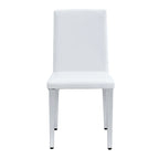 Modern Dining Chairs with Metal Legs Accent Chair Kitchen Chair Armless Chair for Dining Room