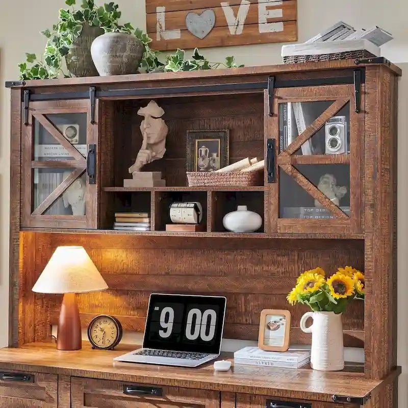 42 Farmhouse Desk Hutch, Only Match Afulyperfllc's Farmhouse Desk