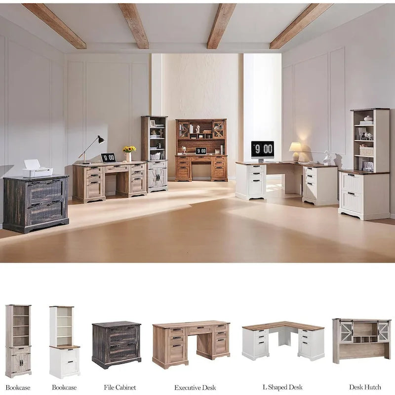 42 Farmhouse Desk Hutch, Only Match Afulyperfllc's Farmhouse Desk