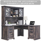 42 Farmhouse Desk Hutch, Only Match Afulyperfllc's Farmhouse Desk