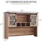 42 Farmhouse Desk Hutch, Only Match Afulyperfllc's Farmhouse Desk