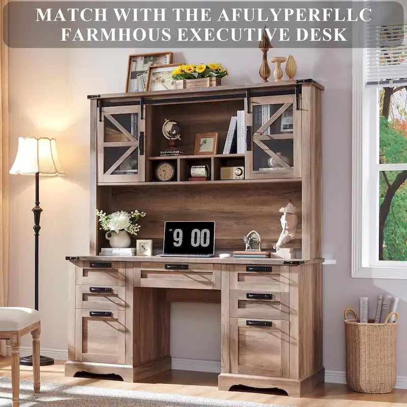 42 Farmhouse Desk Hutch, Only Match Afulyperfllc's Farmhouse Desk
