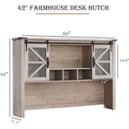 42 Farmhouse Desk Hutch, Only Match Afulyperfllc's Farmhouse Desk