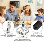 Gymax Set of 4 Tufted Dining Chair Upholstered Nailhead Trim Rubber - See Details