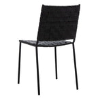 SAFAVIEH Marvel Woven Leather Dining Chair (Set of 2) - 17 W x 20.5 L x 33.8 H - 17Wx21Dx34H