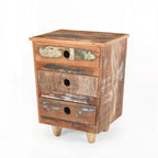 End Table Recycled Wood Nightstand