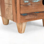 End Table Recycled Wood Nightstand
