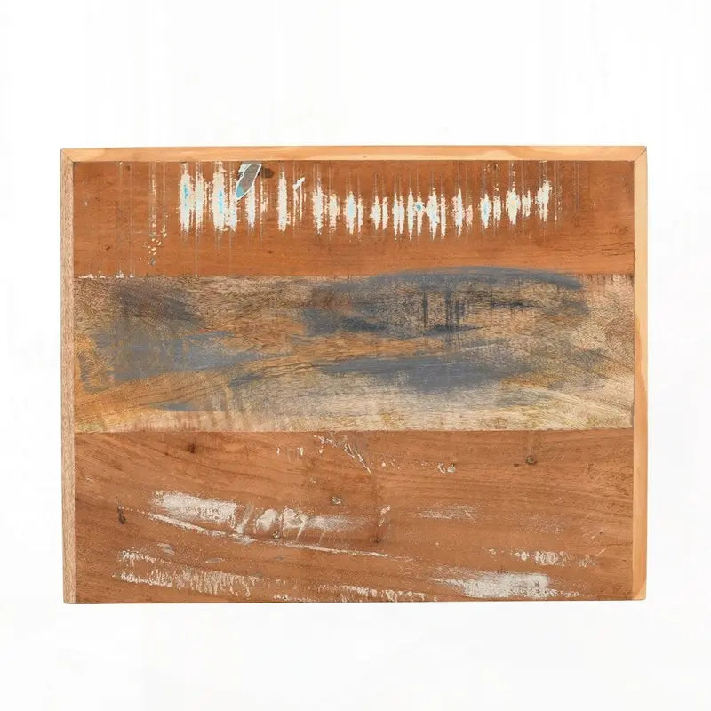 End Table Recycled Wood Nightstand