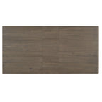 7 Piece Wooden Furniture Set, Extendable Kitchen Table Set with Leaf and 2 Drawers, 6 Upholstered Dining Chairs