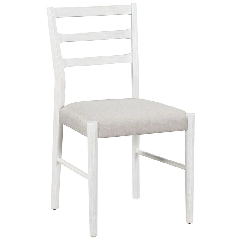 7 Piece Wooden Furniture Set, Extendable Kitchen Table Set with Leaf and 2 Drawers, 6 Upholstered Dining Chairs