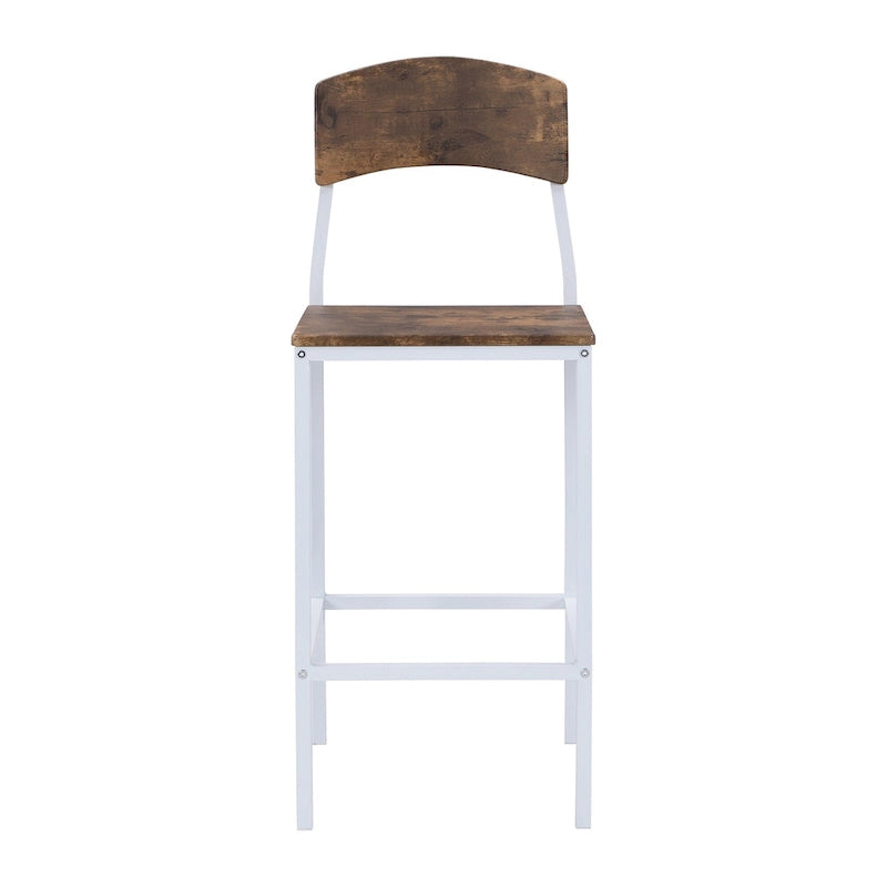 Counter Height Dining Table Set, 5-Piece Drop Leaf Dining Table Set with Drop Leaf Table and 4 High Dining Chairs