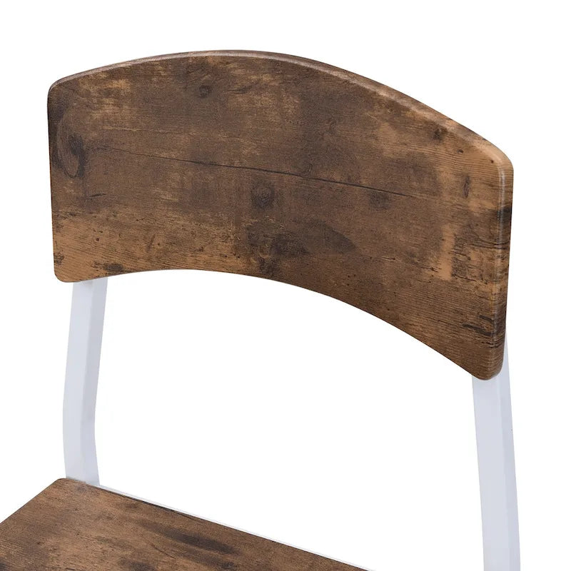 Counter Height Dining Table Set, 5-Piece Drop Leaf Dining Table Set with Drop Leaf Table and 4 High Dining Chairs