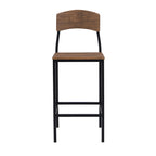 Counter Height Dining Table Set, 5-Piece Drop Leaf Dining Table Set with Drop Leaf Table and 4 High Dining Chairs