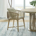 Hooker Furniture Surfrider 26 Wide Coastal Casual Lattice Cane Barrel