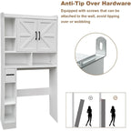 Over Toilet Storage Cabinet, Waterproof Bathroom Storage Shelves