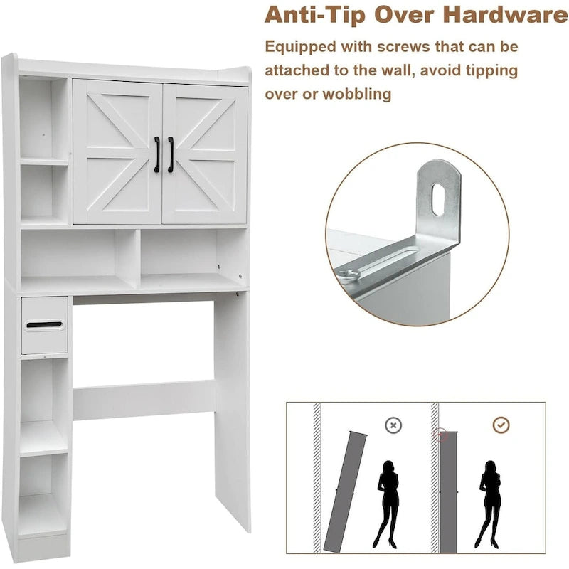 Over Toilet Storage Cabinet, Waterproof Bathroom Storage Shelves