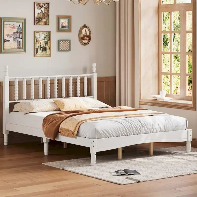 4-Pieces Retro Style Bedroom Sets by Harper&Bright Designs