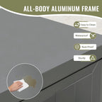 Outdoor Kitchen Island With Storage(no include stool)