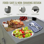 Outdoor Kitchen Island With Storage(no include stool)