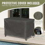 Outdoor Kitchen Island With Storage(no include stool)