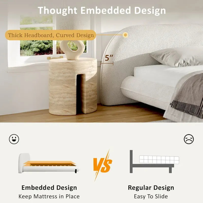 Christopher Knight Home - Williams Upholstered Bed Frame