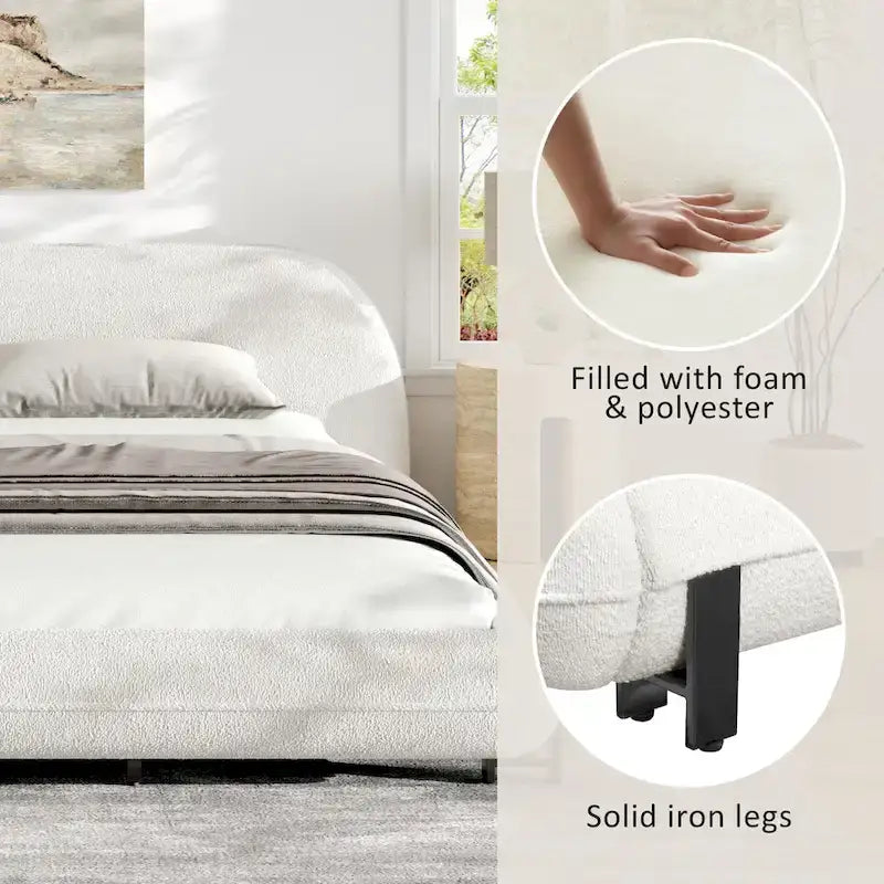 Christopher Knight Home - Williams Upholstered Bed Frame