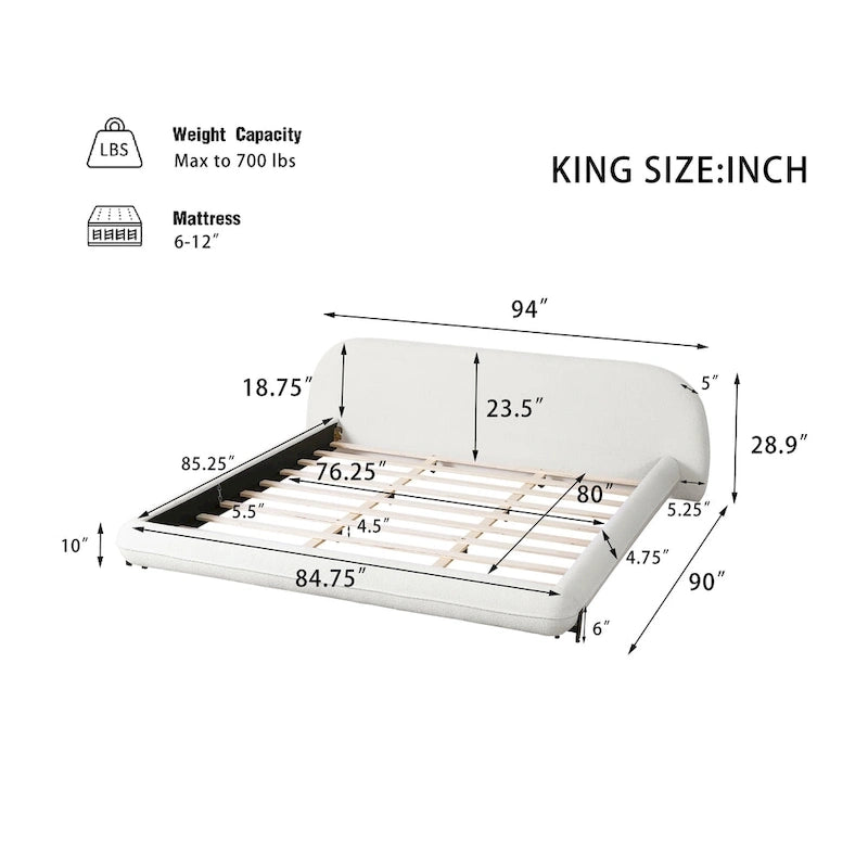 Christopher Knight Home - Williams Upholstered Bed Frame