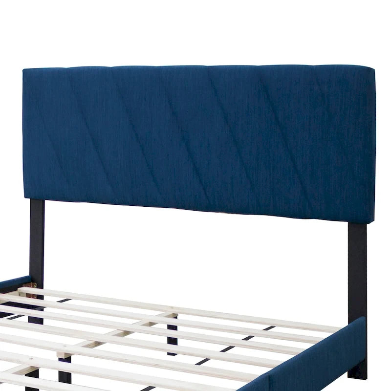 Modern Adjustable Queen Size Upholstered Bed