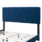 Modern Adjustable Queen Size Upholstered Bed